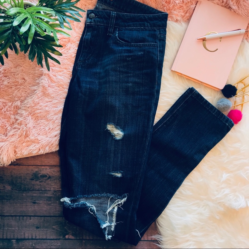 Distressed Joe’s jeans